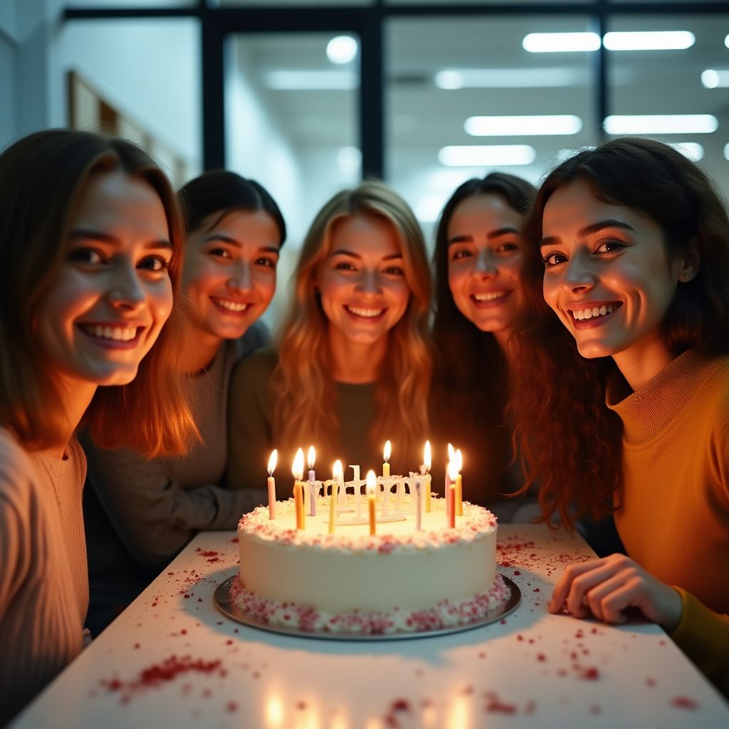El equipo celebrando el primer aniversario de la plataforma.