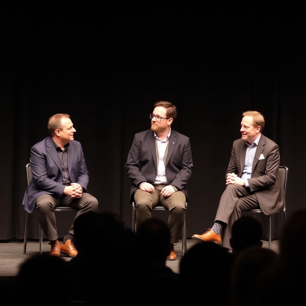 Panel de discusión sobre el futuro del dinero.